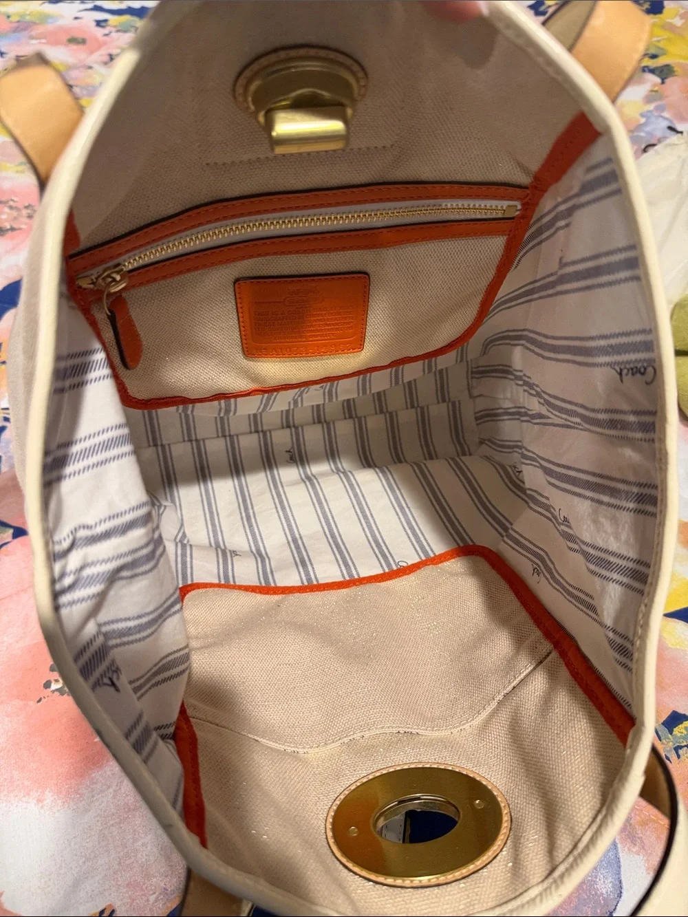 Coach Limited Edition Pierre Le-Tan Beach Canvas Tote